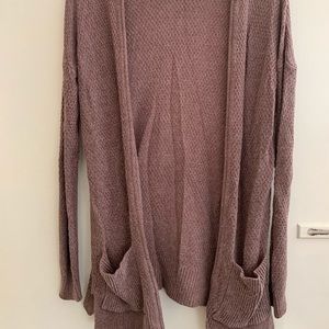 Mauve cardigan